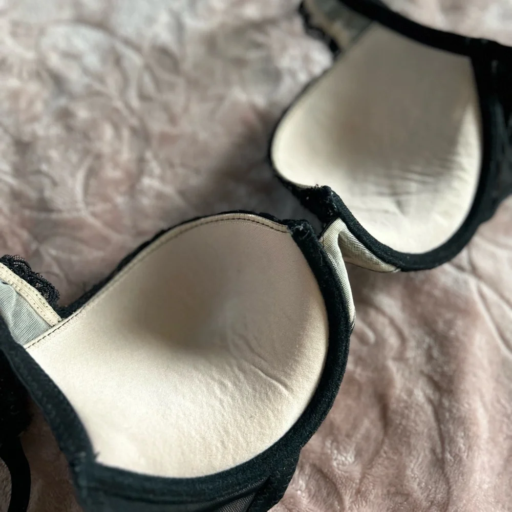 34C Black lace and sequins Bra from Forever 21 - Picture 4 of 7